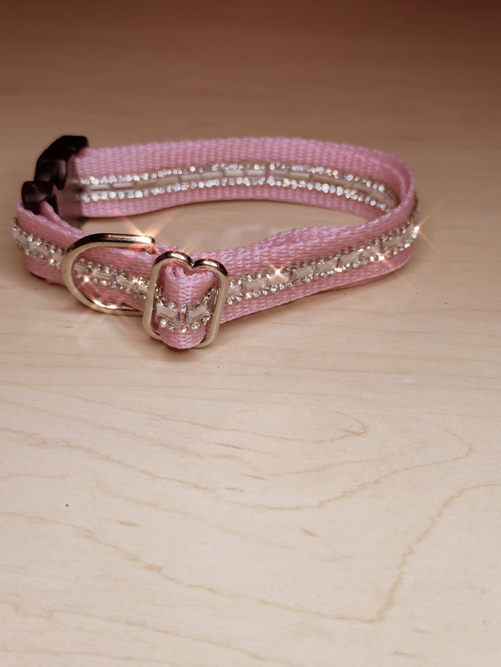 Rhinestone Sparkle Dog Collar – Glam Crystal Bling, Adjustable Fit