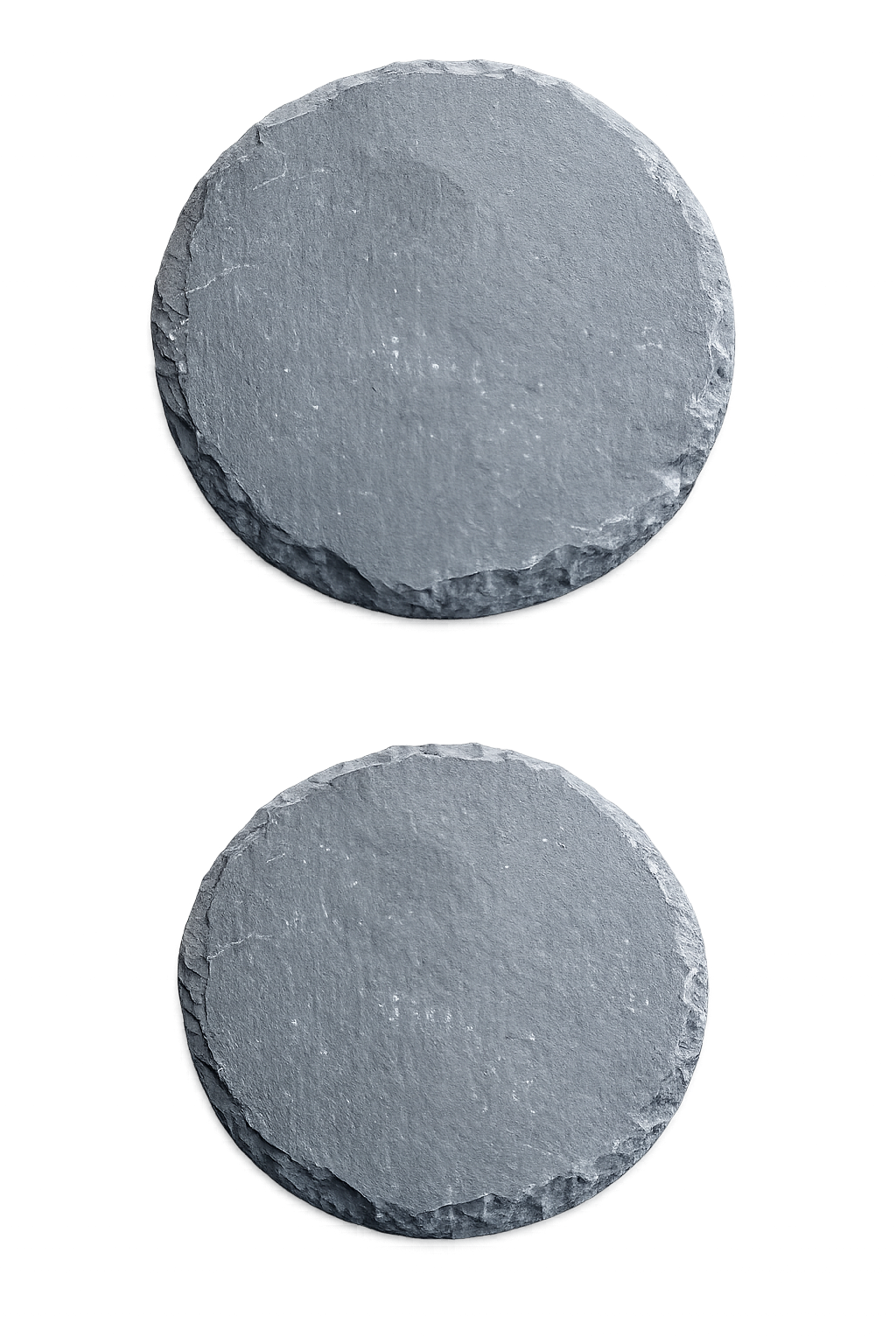 Custom Engraved Slate Coaster – Personalized Photo, Text, or Logo – Natural Stone, Heavy & Durable