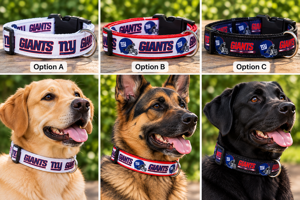 New York Giants Dog Collar