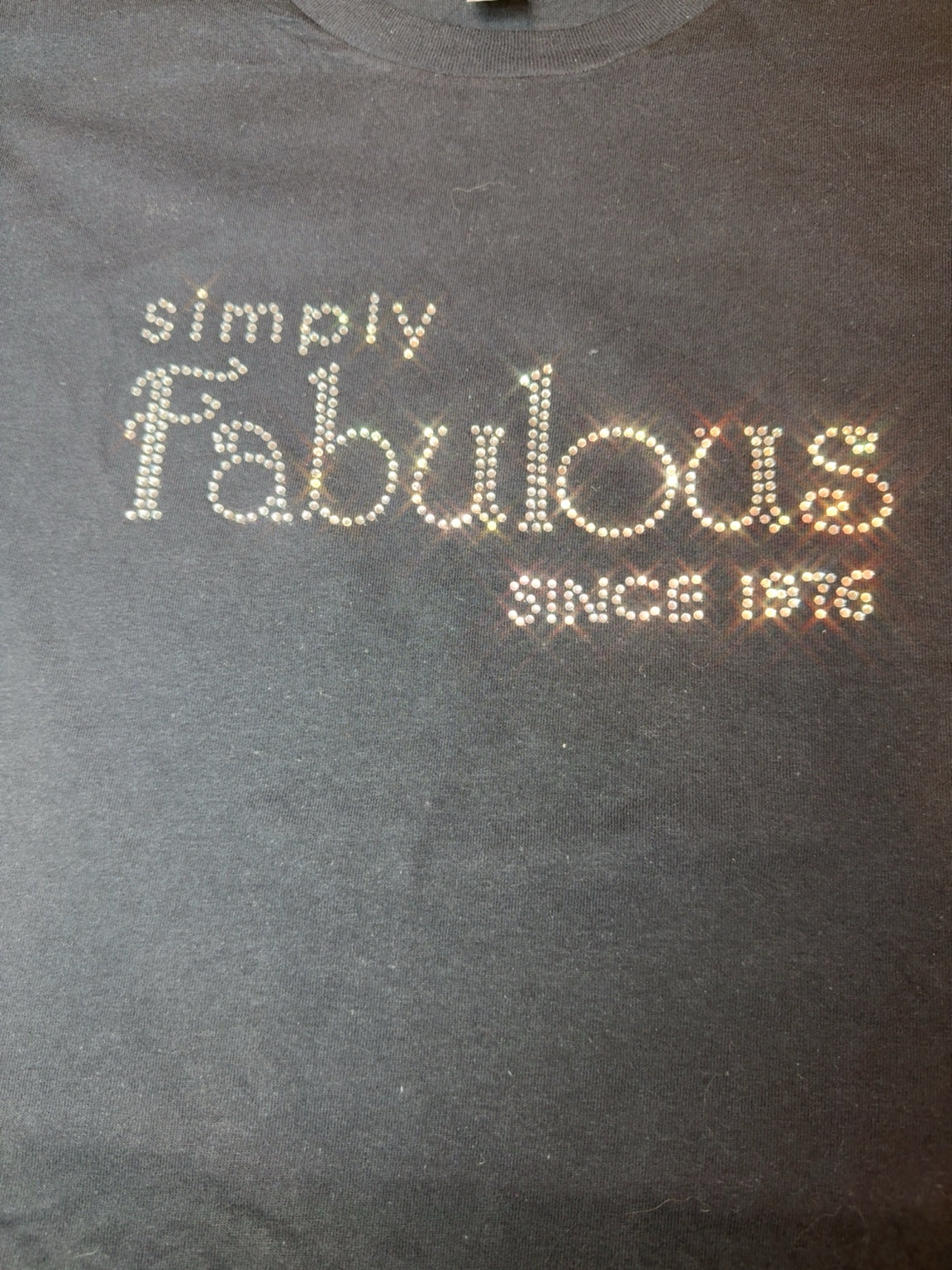 Custom Rhinestone Birthday Shirt | Simply Great Since [Year]