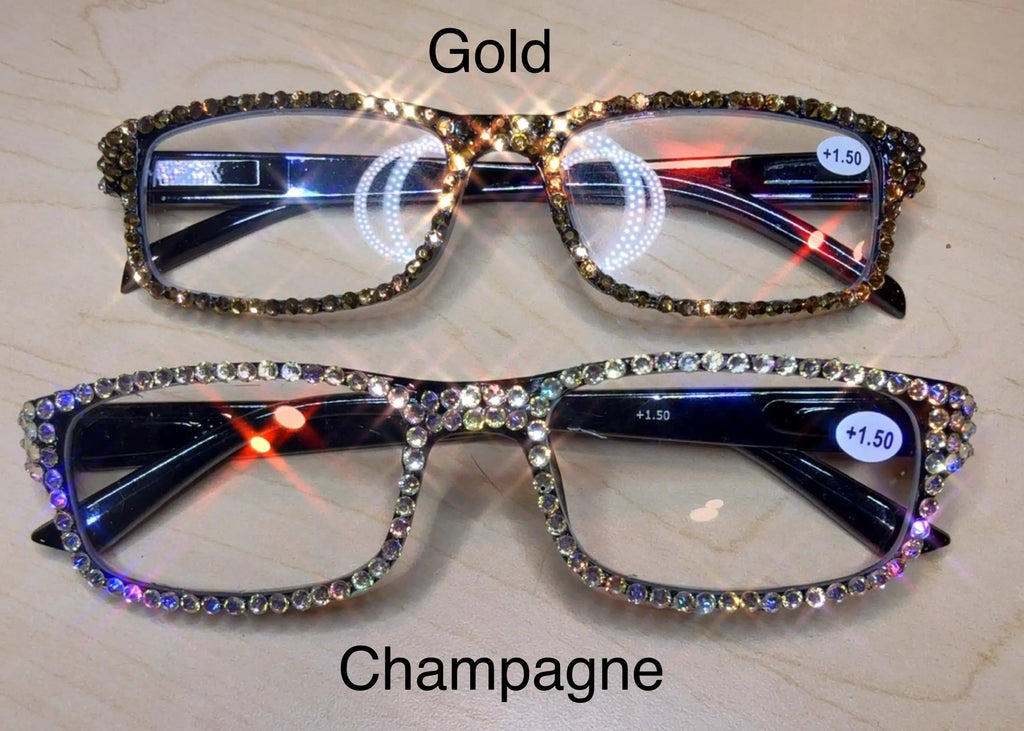 Rhinestone Reading Glasses for Women | Bling Readers | Sparkly Glasses