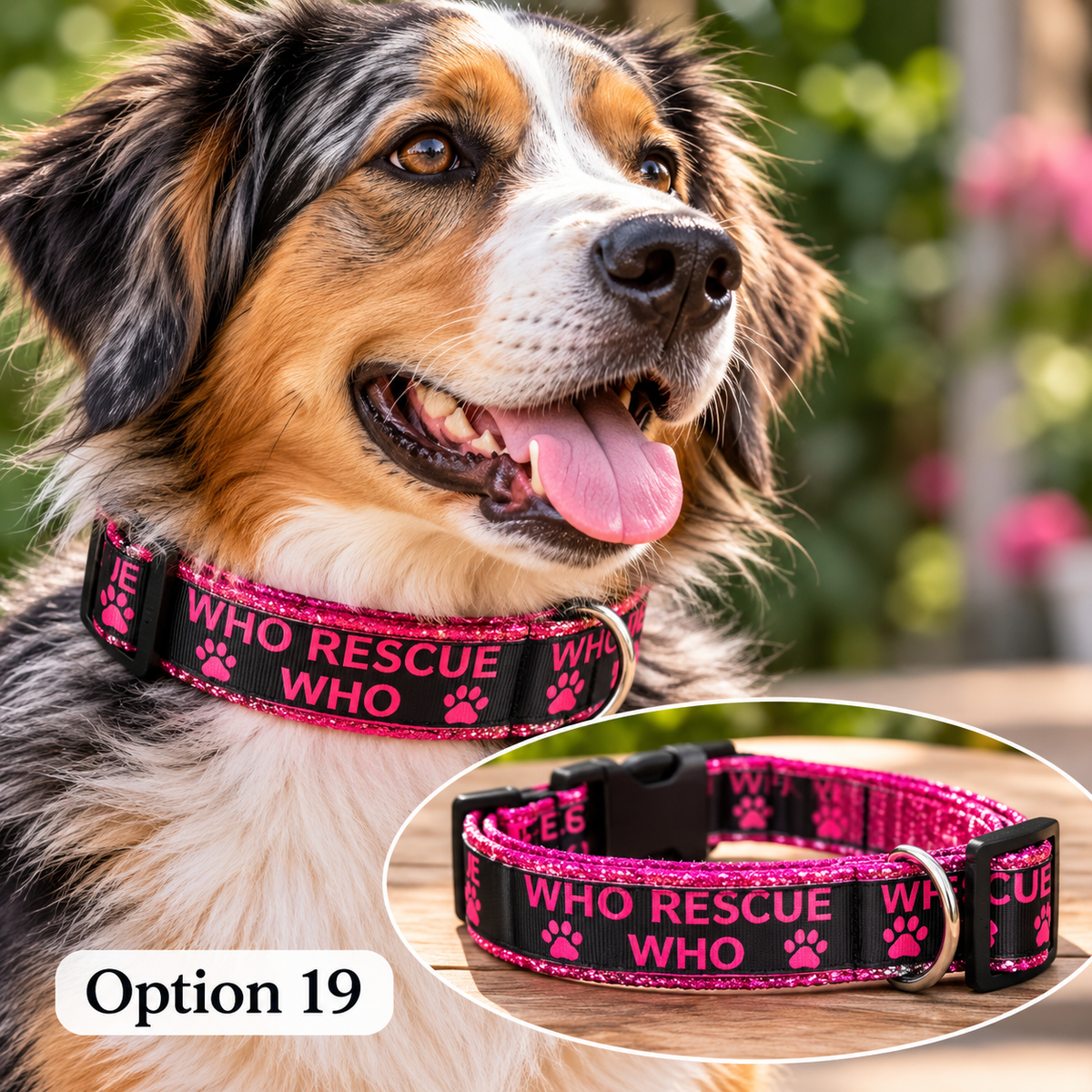 Custom Dog Collar | 1” Width | Unique Patterned Dog Collar | Small Medium Large Dogs | Nylon Webbing | Side Release Buckle | Handmade collar