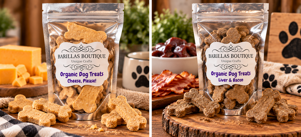 Organic Bone Dog Treats, Barilla's Boutique, Puppy Gifts