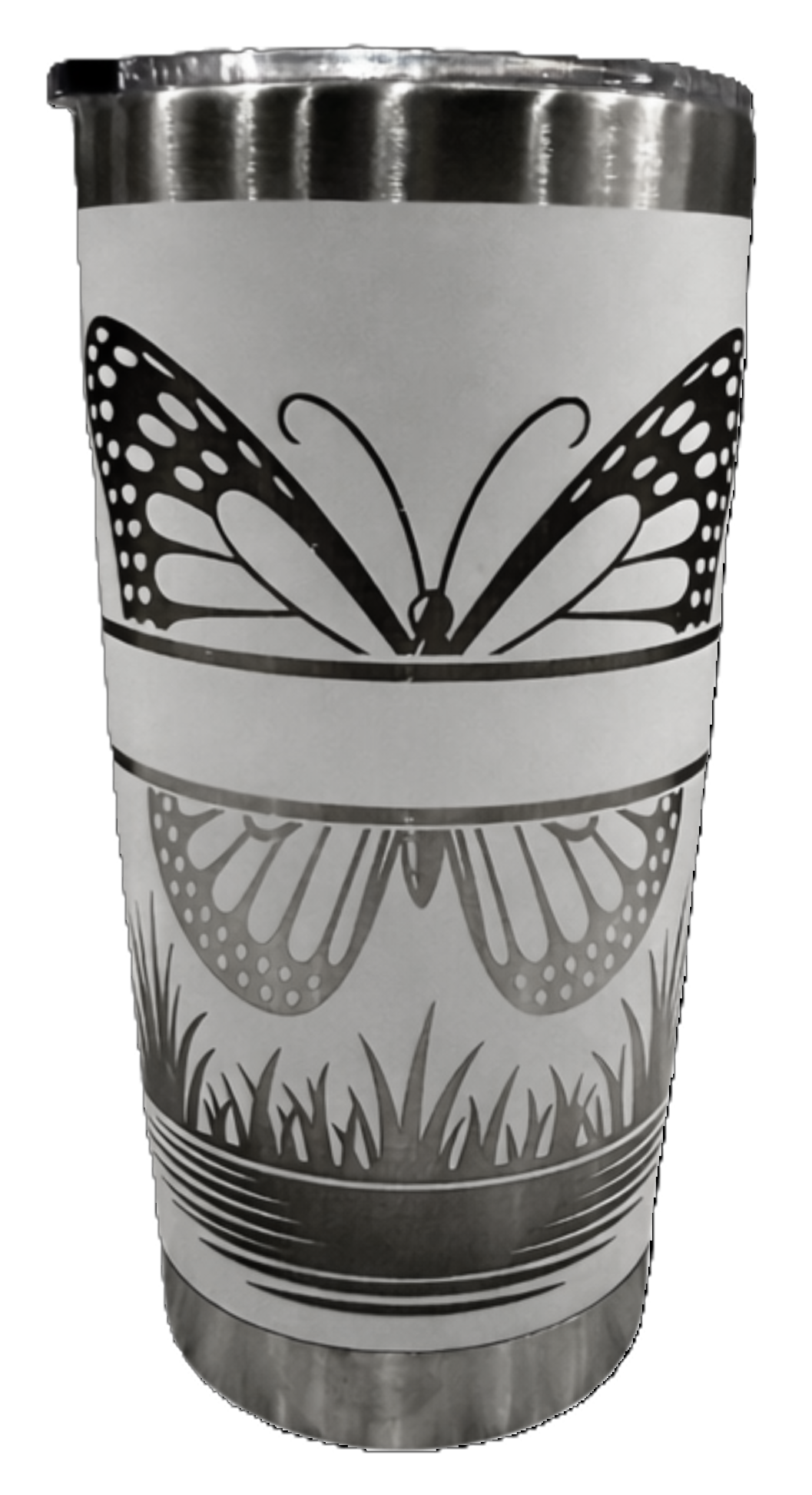 Personalized Butterfly Tumbler | Custom Personalized Tumblers | Glitter Tumblers | Rhinestone Tumblers with Name