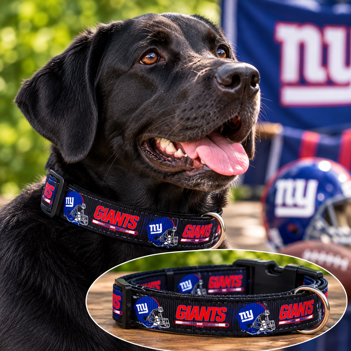 New York Giants Dog Collar