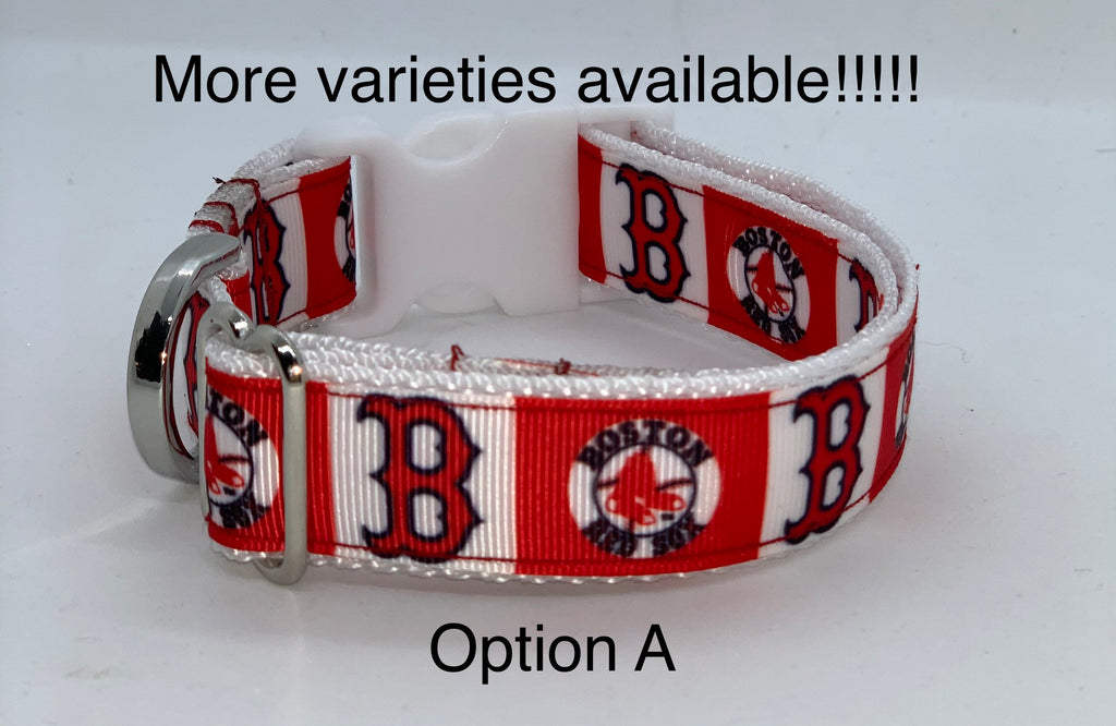 Red Sox Dog Collar