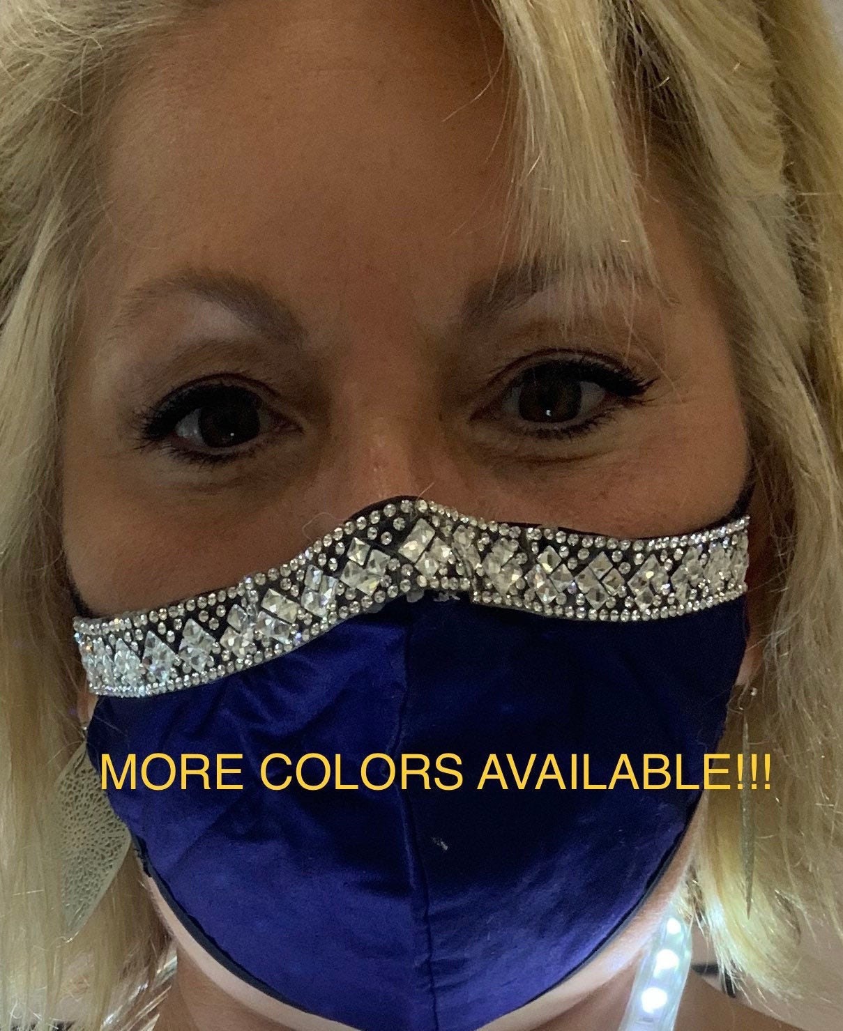 Sparkly/glitter/rhinestone/fancy/woman/ Face mask