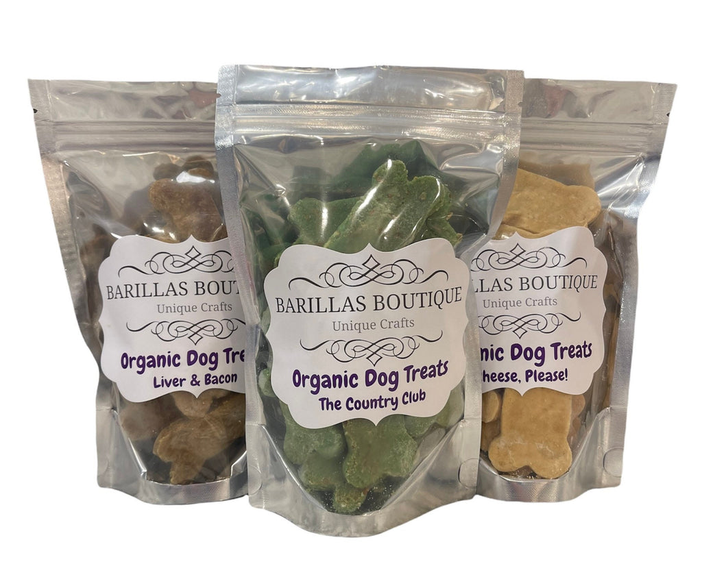 Organic Bone Dog Treats, Barilla's Boutique, Puppy Gifts