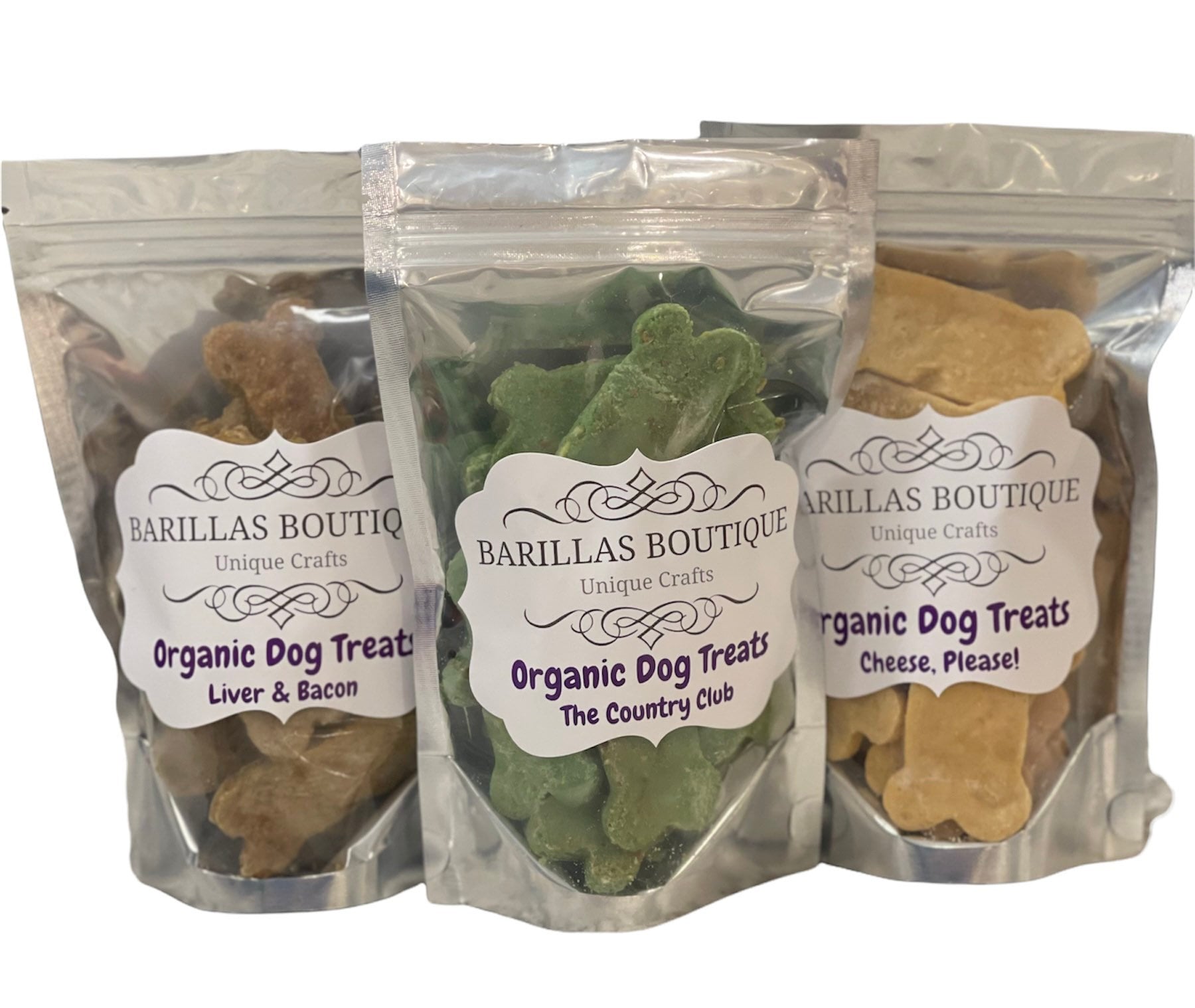 Organic Bone Dog Treats, Barilla's Boutique, Puppy Gifts