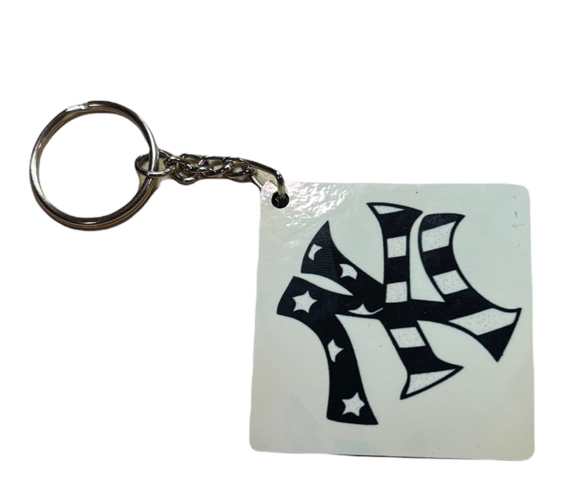 Sports Team Keychain: Yankees, Red Sox, Giants, Patriots