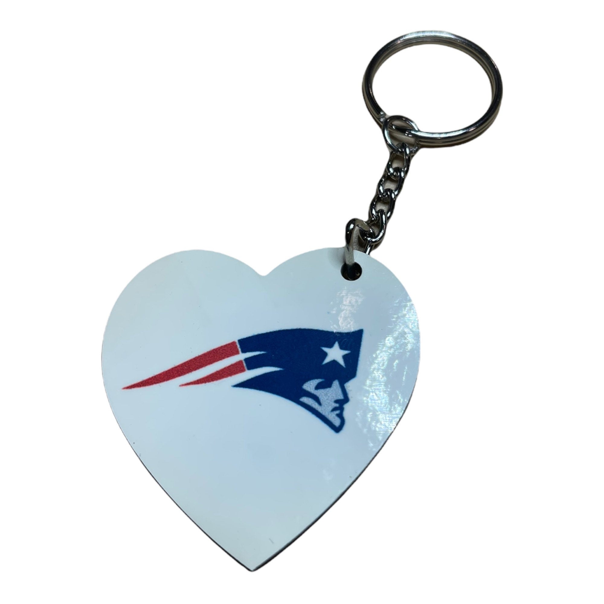 Sports Team Keychain: Yankees, Red Sox, Giants, Patriots