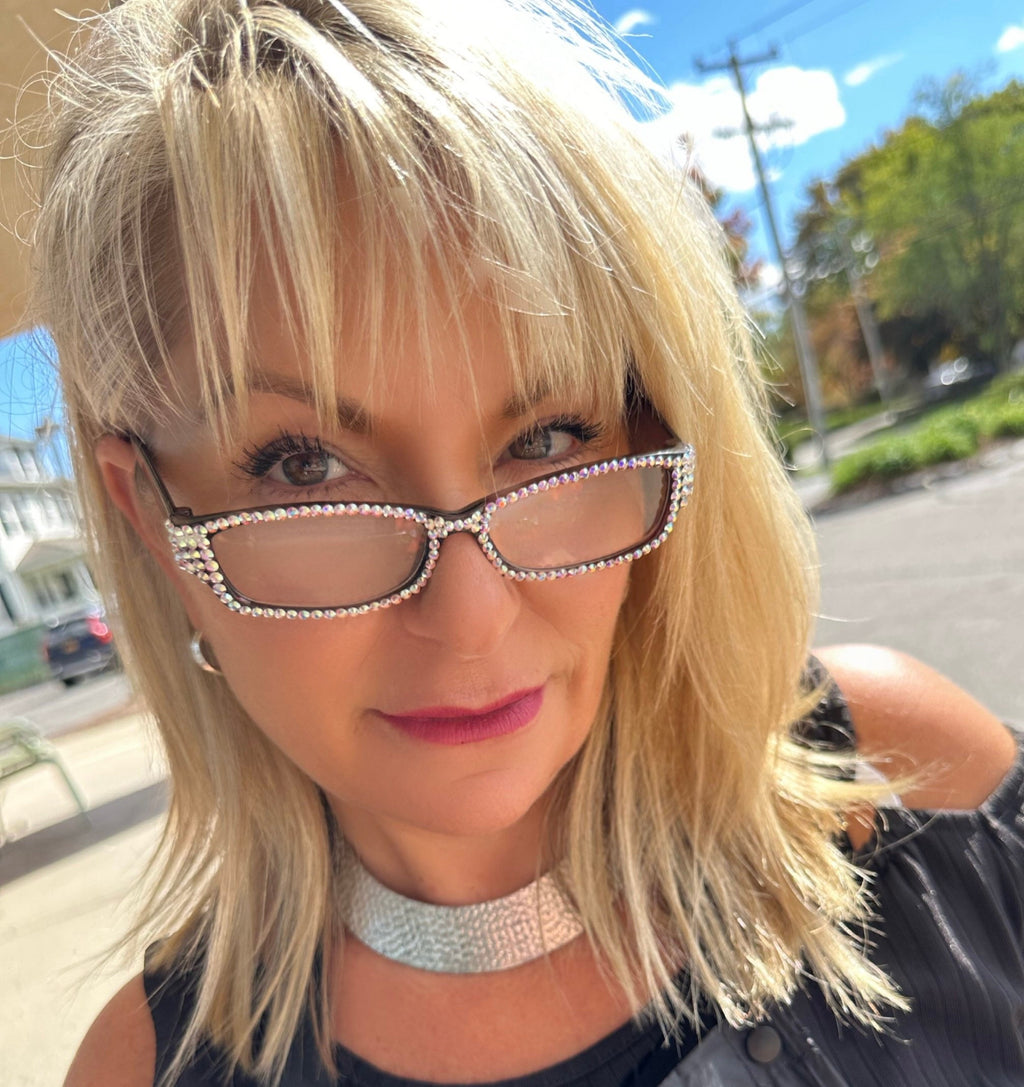 Rhinestone Reading Glasses for Women | Bling Readers | Sparkly Glasses