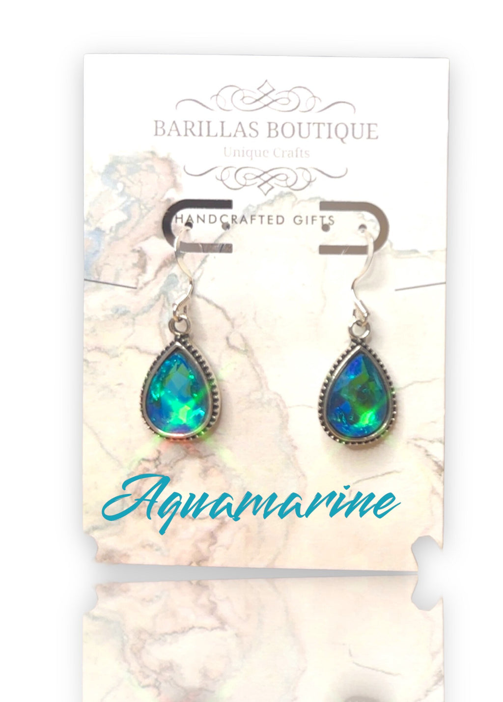 Sparkly Gemstone Statement Earrings – Surgical Steel