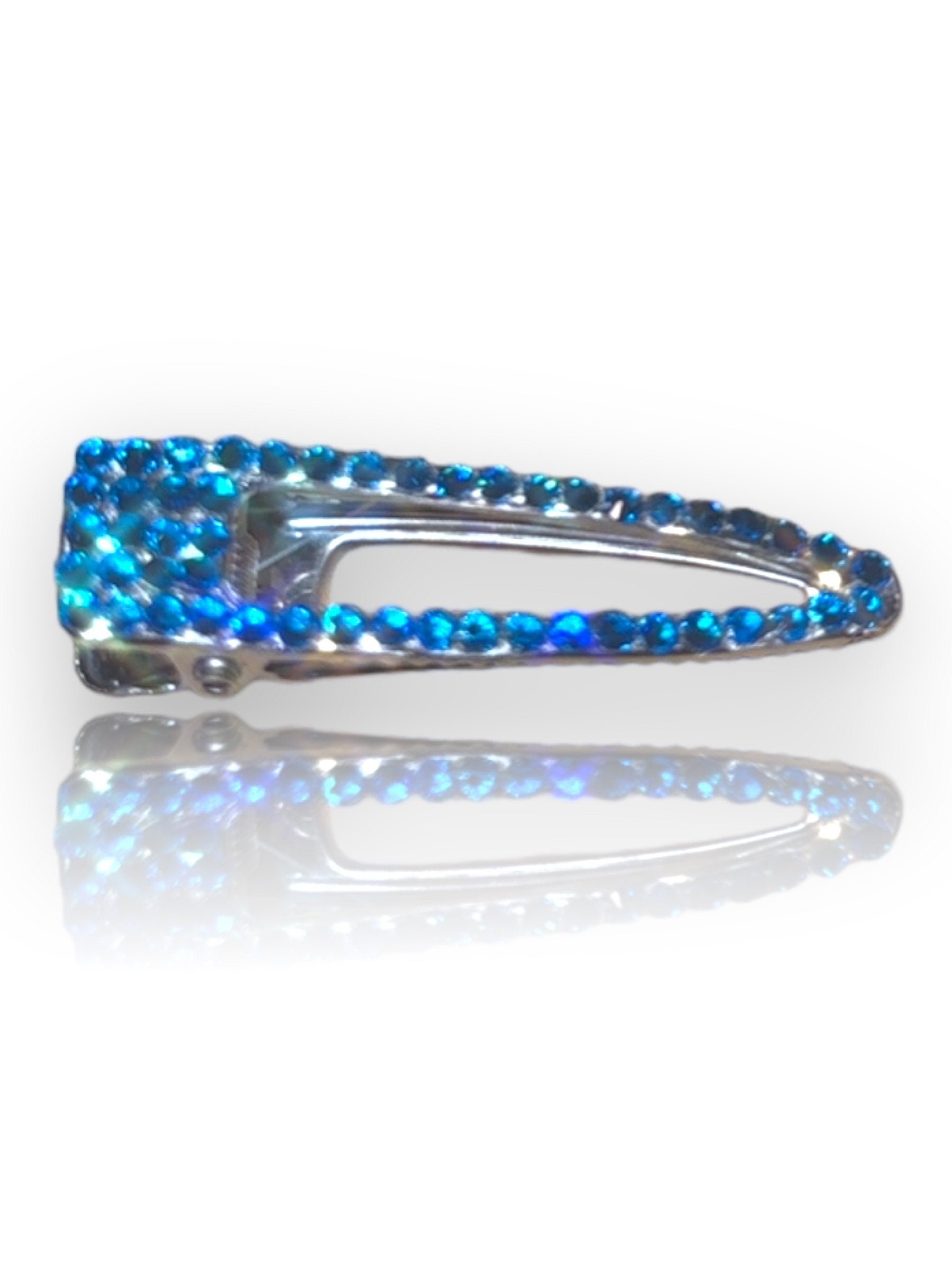 Sparkly Rhinestone Alligator Hair Clip, Bridal Barrette, bling hair accessory