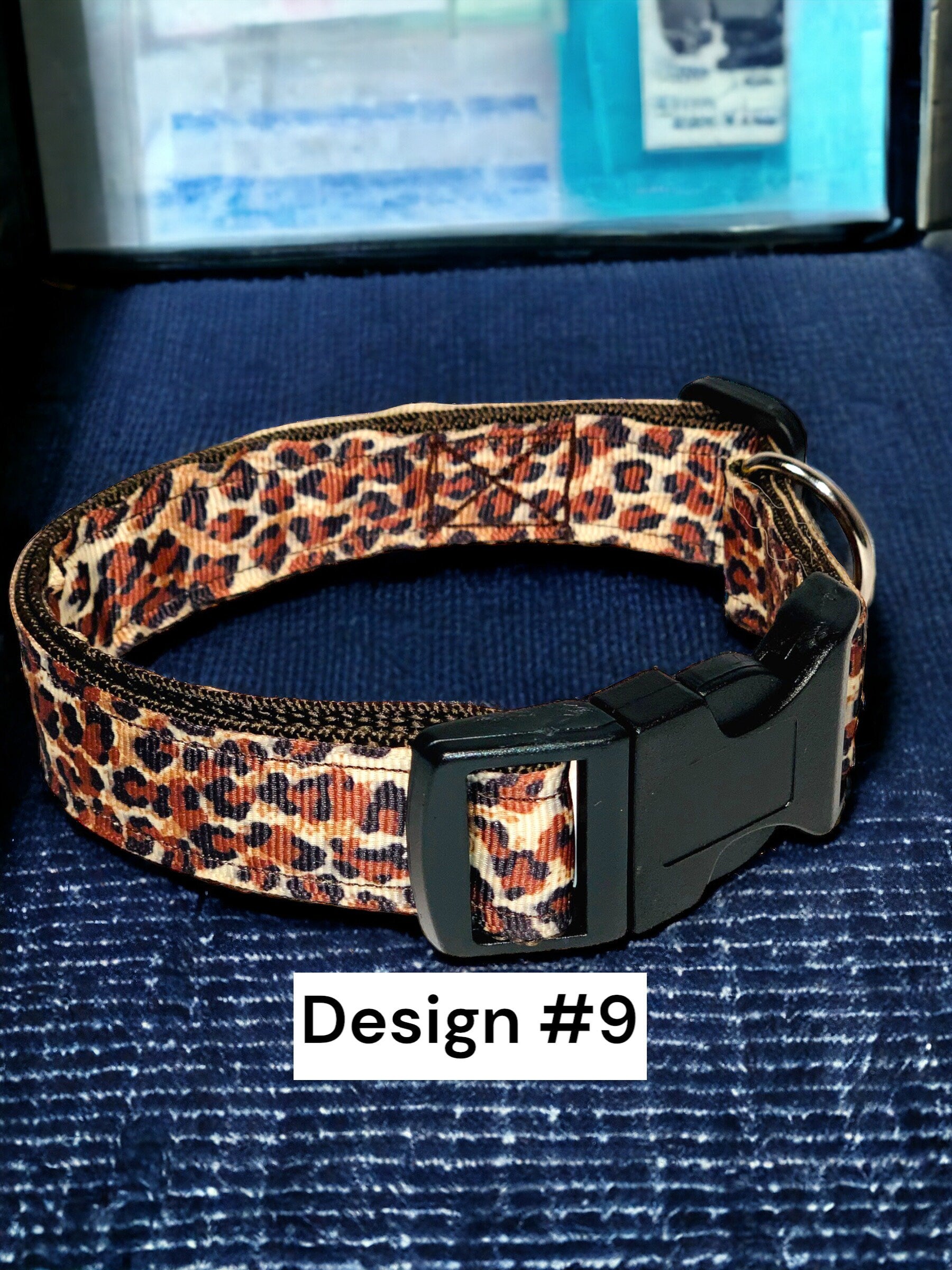 Custom Dog Collar | 1” Width | Unique Patterned Dog Collar | Small Medium Large Dogs | Nylon Webbing | Side Release Buckle | Handmade collar