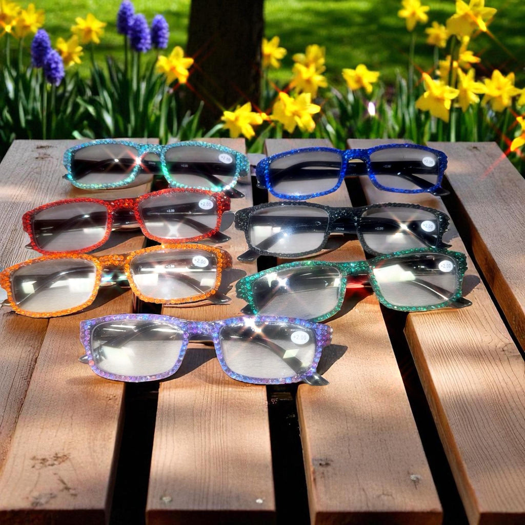 Rhinestone Reading Glasses for Women | Bling Readers | Sparkly Glasses