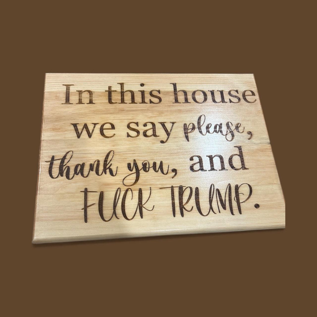 Funny Wood Sign – Sassy Laser-Engraved Home Decor