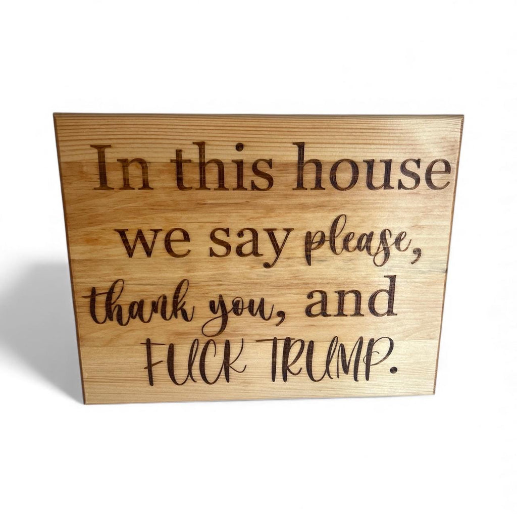 Funny Wood Sign – Sassy Laser-Engraved Home Decor