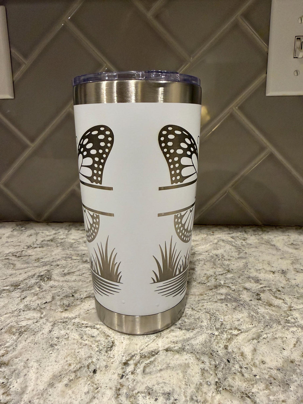 Personalized Butterfly Tumbler | Custom Personalized Tumblers | Glitter Tumblers | Rhinestone Tumblers with Name