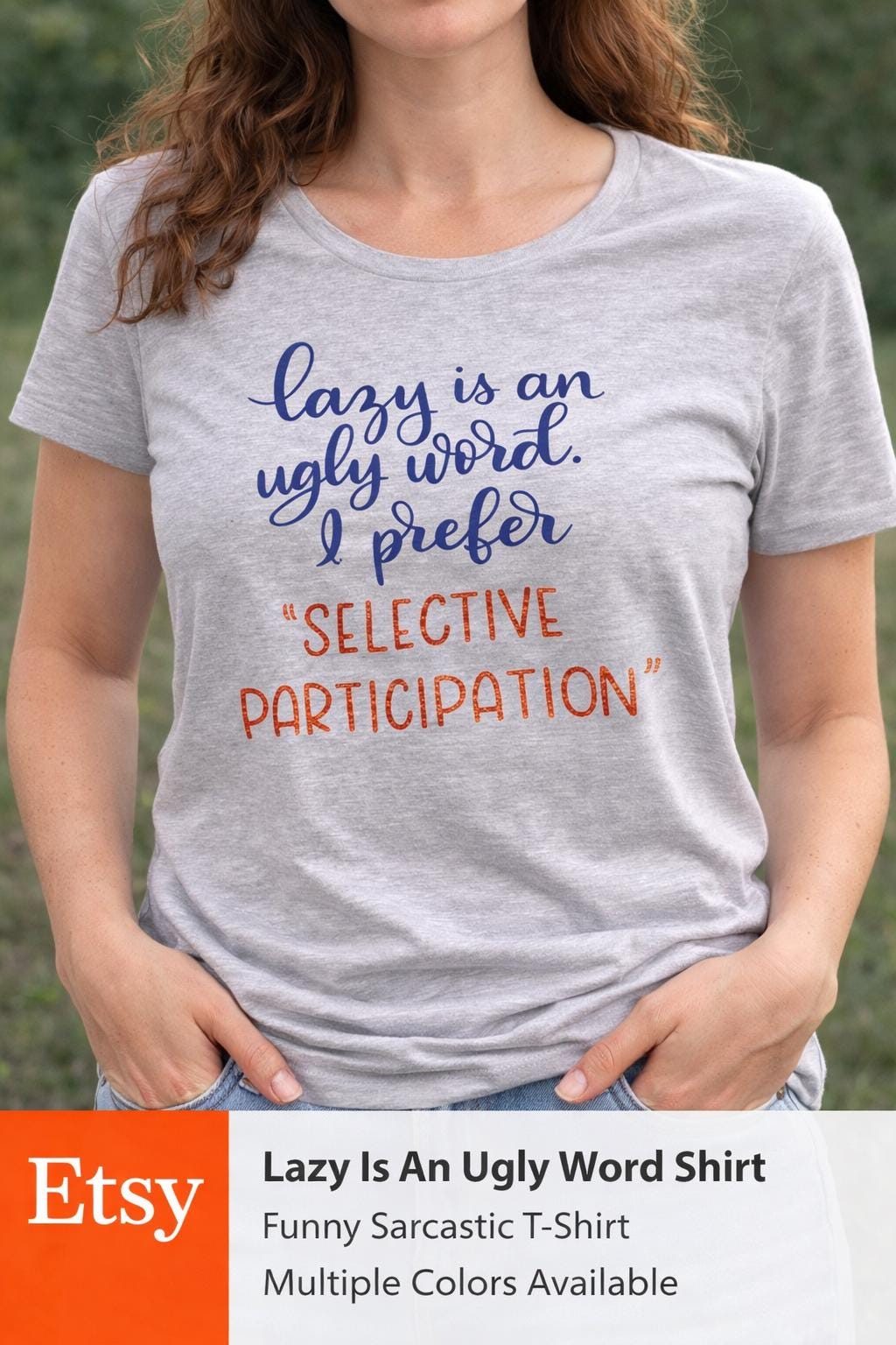 Selective Participation Sarcastic T-Shirt | Introvert Humor
