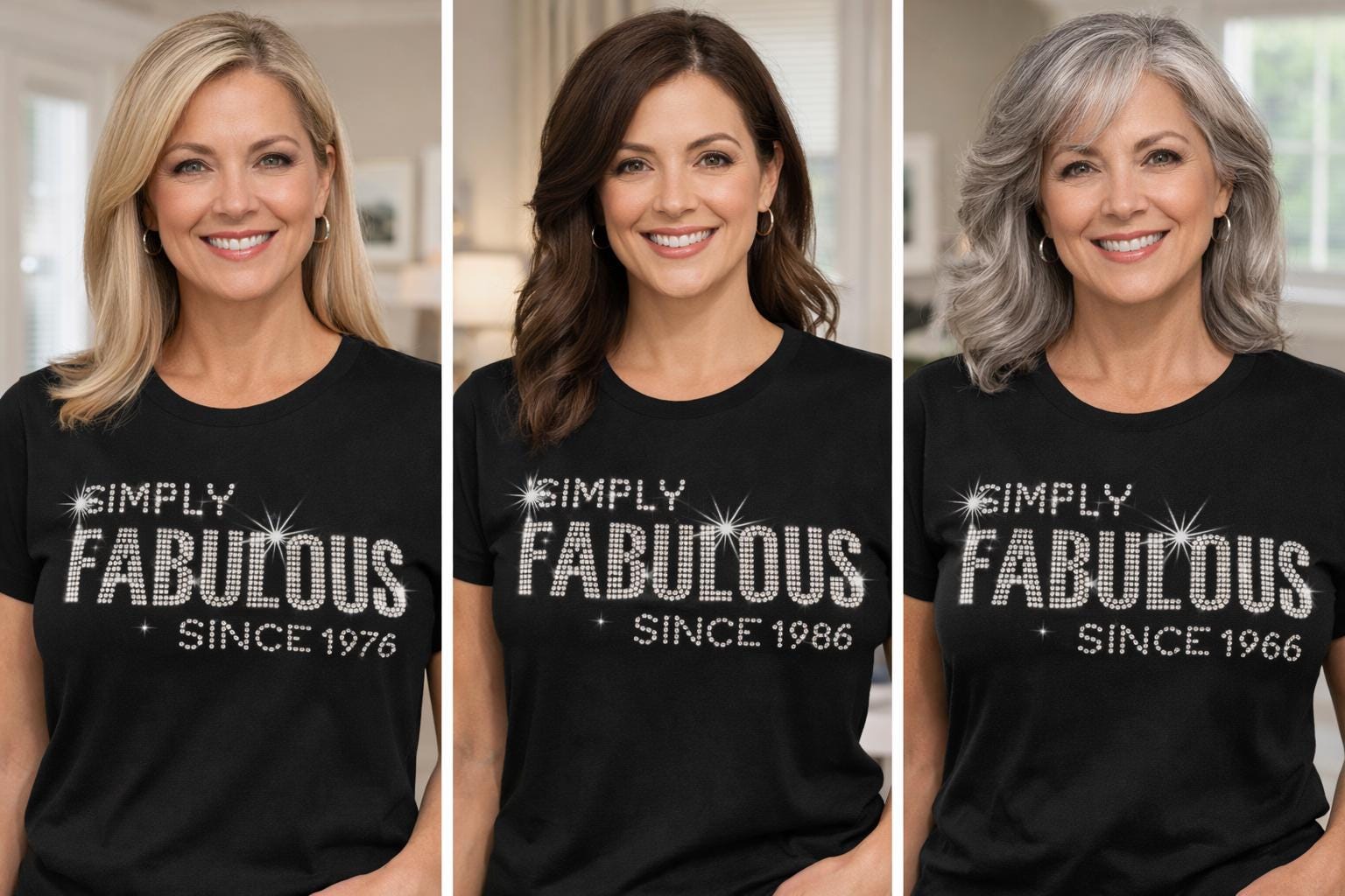 40th Birthday Rhinestone Shirt | Simply Good Tee, Since 1985