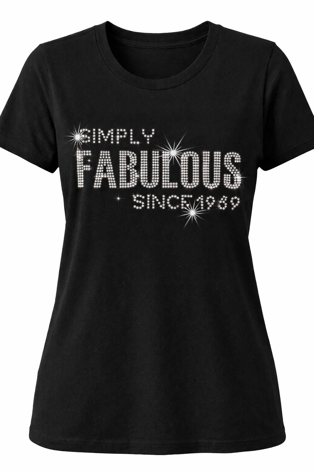 Custom Rhinestone Birthday Shirt | Simply Great Since [Year]