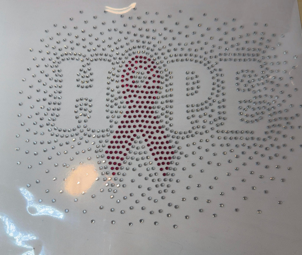 HOPE Breast Cancer Rhinestone Heat Transfer | Pink Ribbon Bling Iron On Transfer | Breast Cancer Awareness Shirt Transfer | 10.17x6.44