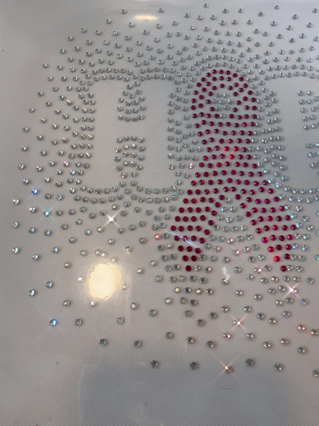 HOPE Breast Cancer Rhinestone Heat Transfer | Pink Ribbon Bling Iron On Transfer | Breast Cancer Awareness Shirt Transfer | 10.17x6.44