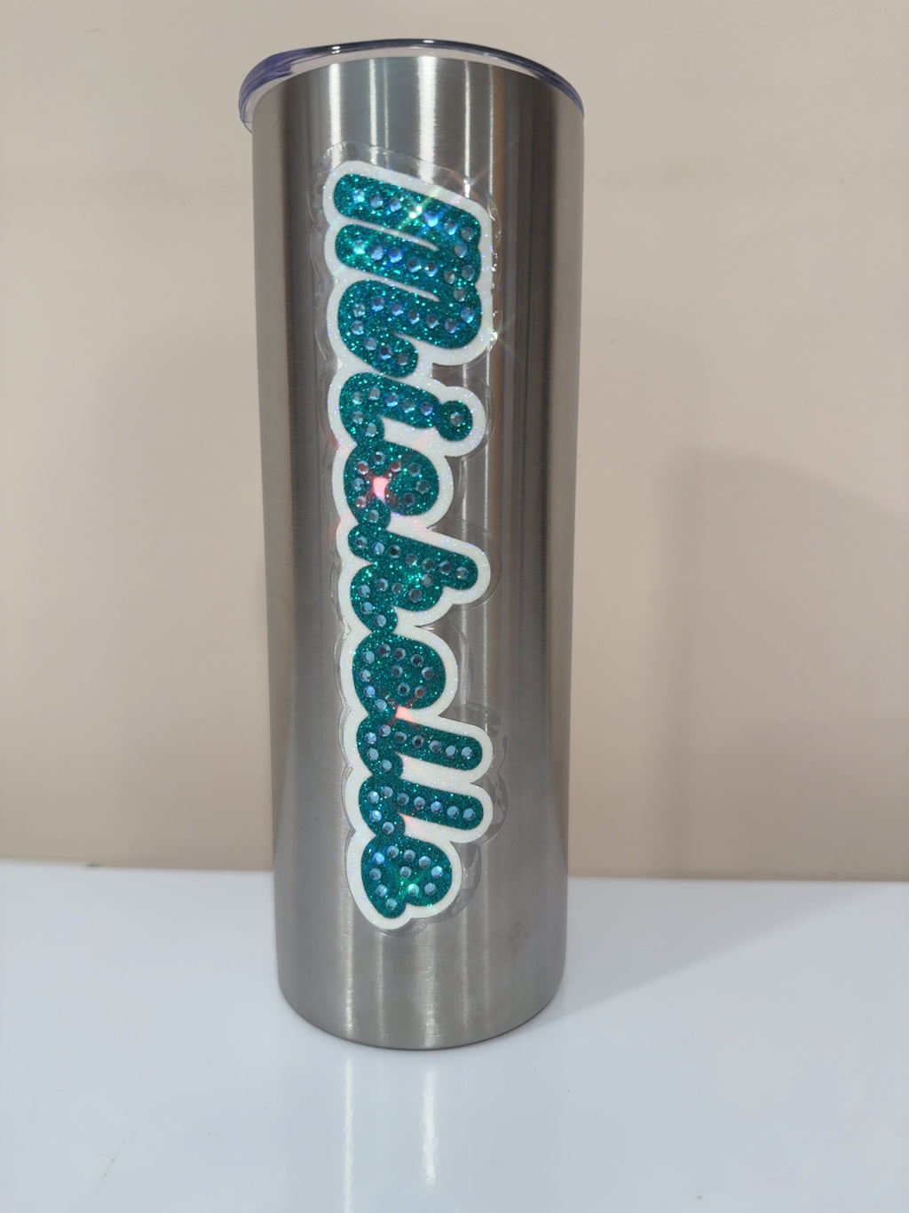 Personalized Rhinestone 20oz Tumbler – Choose Style, Colors & Custom Name